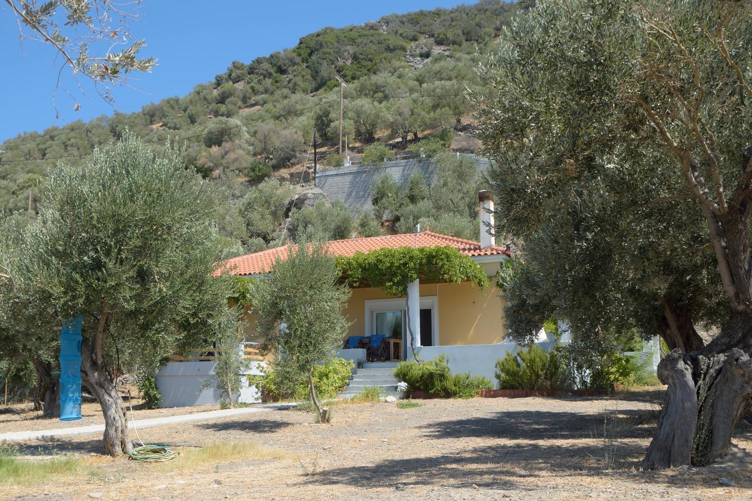 Melinda Holiday House Plomari Eksteriør billede